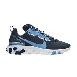 Кроссовки Nike React Element 55 'UNC Tar Heels', синий ck4852 400 | college navy/white/valor blue