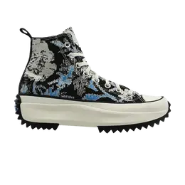 Кроссовки Converse Run Star Hike High 'Floral Fusion - University Blue', синий 171398c | university blue/black/egret