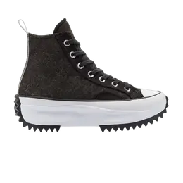 Кроссовки Converse Run Star Hike High 'Black Ice - Black Silver', черный 169437c | black/silver/white