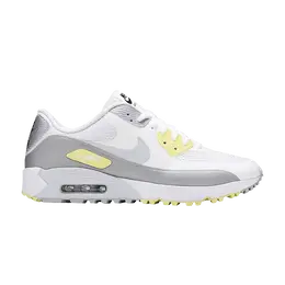 Кроссовки Nike Air Max 90 Golf 'White Metallic Platinum', белый cu9978 102 | white/metallic platinum/summit white/pure platinum