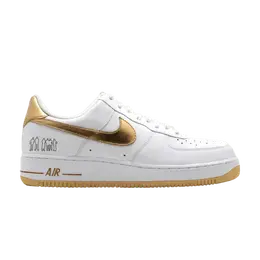Кроссовки Nike Air Force 1 '07 'Players', белый 315092 171 | white/ metallic-gold