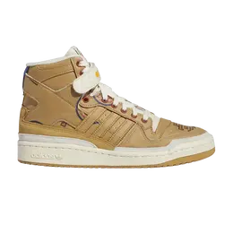 Кроссовки Adidas Eric Emanuel x Forum 84 High 'McDonald's All-American - Paper Bag', коричневый gw9711 | off white/supplier colour/royal blue