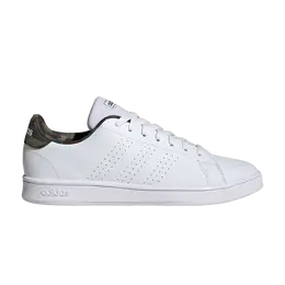 Кроссовки Adidas Advantage Base 'White Camo', белый gw9283 | cloud white/cloud white/core black