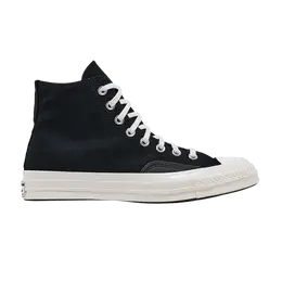 Кроссовки Converse Chuck 70 Luxe High 'Black Dark Matter Fuzzy Laces', черный a09531c | black/dark matter
