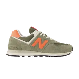 Кроссовки New Balance 574 'Dark Olivine Flare', зеленый u574bgr | dark olivine/flare