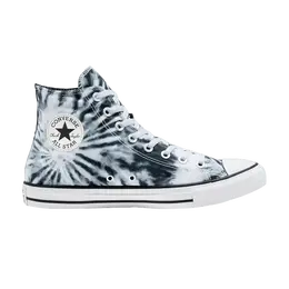 Кроссовки Converse Chuck Taylor All Star High 'Twisted Summer - Black Tie Dye', белый 167929f | black/lemongrass/white