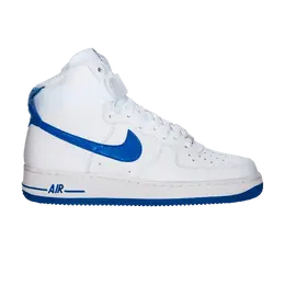 Кроссовки Nike Air Force 1 High '07 'White Hyper Blue', белый 315121 112