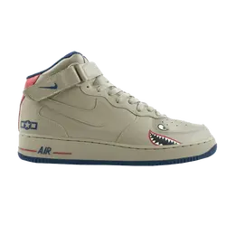Кроссовки Nike Air Force 1 Mid 'Tuskegee', желто-коричневый 306352 221 | khaki/khaki-midnight navy