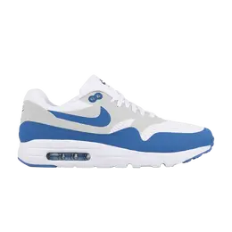 Кроссовки Nike Air Max 1 Ultra Essential 'Varsity Blue', белый 819476 102 | white/varsity blue/pure platinum