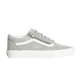 Кроссовки Vans Old Skool Zip 'Drizzle', серый vn0a3493a4f | drizzle/blanc de blanc