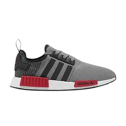 Кроссовки Adidas NMD_R1 'Grey Scarlet', серый fv3856 | grey three/core black/scarlet