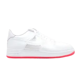 Кроссовки Nike Lunar Force 1 Fuse Qs 'Easter Pink Sole', белый 614491 100e | white/white