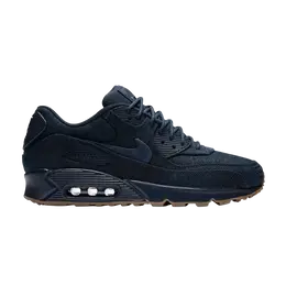 Кроссовки Nike Air Max 90 Premium Jacquard 'Indigo', синий 918358 400 | indigo/obsidian-armory navy