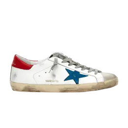 Кроссовки Golden Goose Golden Goose Superstar 'White Red Blue', белый g36ms590 t77 | white/red/blue