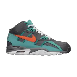 Кроссовки Nike Air Trainer SC High 'Miami Dolphins', серый 302346 080 | dark grey/team orange-sport turquoise