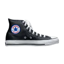 Кроссовки Converse Chuck Taylor All Star Leather Hi 'Black', черный 1s581 | black