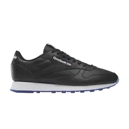 Кроссовки Reebok Classic Leather 'Black White', черный if5047 | core black/core black/footwear white