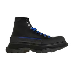 Кроссовки Alexander McQueen Alexander McQueen Tread Slick Boot 'Black Ultramarine', черный 627206 wiag6 1337 | black/ultramarine/silver