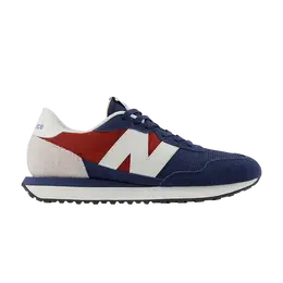 Кроссовки New Balance 237 'Navy Brick Red', синий ms237tr | navy/brick red/white