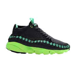 Кроссовки Nike Air Footscape Woven Chukka 'Mig Fog Poison Green', черный 443686 030 | mid fog/mid fog/poison green/black