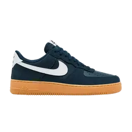 Кроссовки Nike Air Force 1 '07 LV8 'Gum Pack - Armory Navy', синий fq8714 400 | armory navy/gum light brown/summit white