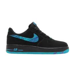 Кроссовки Nike Air Force 1, черный 488298 047 | black/turbo green-purple venom