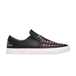 Кеды Nike Zoom Stefan Janoski Slip RM SB 'Crafred Black', черный ar4883 002 | black/black/bicoastal/team red