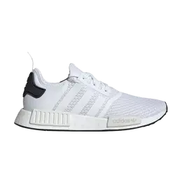 Кроссовки Adidas NMD_R1 'White Black', белый fw9863 | cloud white/cloud white/core black
