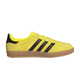 Кроссовки Adidas Gazelle Indoor 'Shock Yellow Black', желтый jr6303 | shock yellow/core black/gold metallic