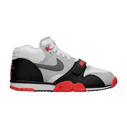 Кроссовки Nike Air Trainer 1 Mid Prm Qs 'Infrared', белый 607081 100 | white/cool grey cmnt grey-blk