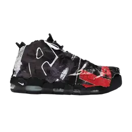 Кроссовки Nike Air More Uptempo '96 'Maximum Volume', черный dj4633 010 | black/chile red/glacier blue/white