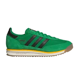 Кроссовки Adidas SL72 RS 'Green Black', зеленый jr8787 | green/off white/crew yellow