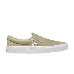 Кроссовки Vans Classic Slip-On 'Check Bumper - Khaki', зеленый vn0a2z41khk | khaki