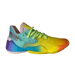 Кроссовки Adidas Harden Vol. 4 'Camp', разноцветный fx4482 | purple tint/solar yellow/blue spirit