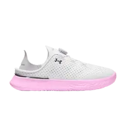 Кроссовки Under Armour SlipSpeed 'White Stellar Pink', белый 3027049 131 | white/stellar pink/metallic silver