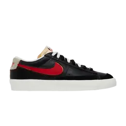 Кроссовки Nike Blazer Low '77 Premium 'Removable Swoosh - Black', черный dh4370 001 | black/deep royal blue/light stone