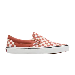 Кроссовки Vans Classic Slip-On 'Color Theory Checkerboard - Auburn', оранжевый vn000d03c9j | auburn