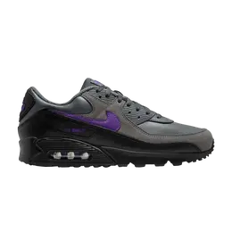 Кроссовки Nike Air Max 90 'Racing Pack - Iron Grey Wild Grape', серый if0670 004 | iron grey/wild grape/black/white