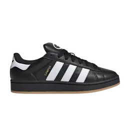 Кроссовки Adidas Campus 00s 'Core Black Leather Gum', черный jp9997 | core black/cloud white/cloud white