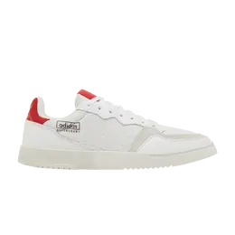 Кроссовки Adidas Supercourt 'White Scarlet', белый ef5881 | cloud white/cloud white/scarlet