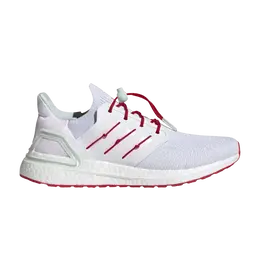 Кроссовки Adidas UltraBoost 20 'White Scarlet', белый h01421 | footwear white/copper/scarlet