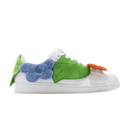 Кроссовки Adidas Melting Sadness x Superstar 'Bee with You Pack - Cloud White', белый gz2662 | cloud white/orange tint/antique silver