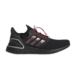 Кроссовки Adidas UltraBoost 20 'Black Scarlet', черный h01422 | core black/night/scarlet