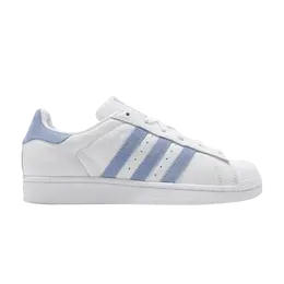 Кроссовки Adidas Superstar 'Glow Blue', белый ef9239 | footwear white/glow blue