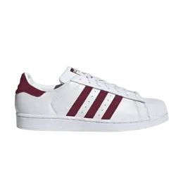 Кроссовки Adidas Superstar 'White Collegiate Burgundy', белый ef9240 | cloud white/collegiate burgundy/cloud white