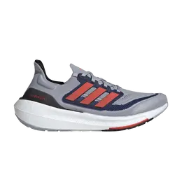Кроссовки Adidas UltraBoost Light 'Halo Silver Solar Red', серый ie3332 | halo silver/solar red/dark blue