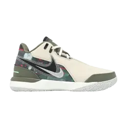 Кроссовки Nike FaZe Clan x Zoom LeBron NXXT Gen AMPD EP 'Gaming Set-Up', кремовый hf0716 200 | light cream/medium olive/metallic silver/black