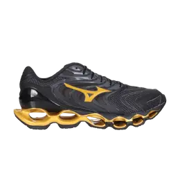 Кроссовки Mizuno Wave Prophecy 12 S 'Black Gold Reflective', черный j1gc234957 | black/gold reflective