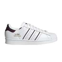 Кроссовки Adidas Superstar 'Colour Pop - White Shadow Maroon', белый gy2559 | cloud white/cloud white/shadow maroon