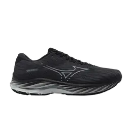 Кроссовки Mizuno Wave Rider 27 Super Wide 'Ebony Black', черный j1gc230402 | ebony/illusion blue/black